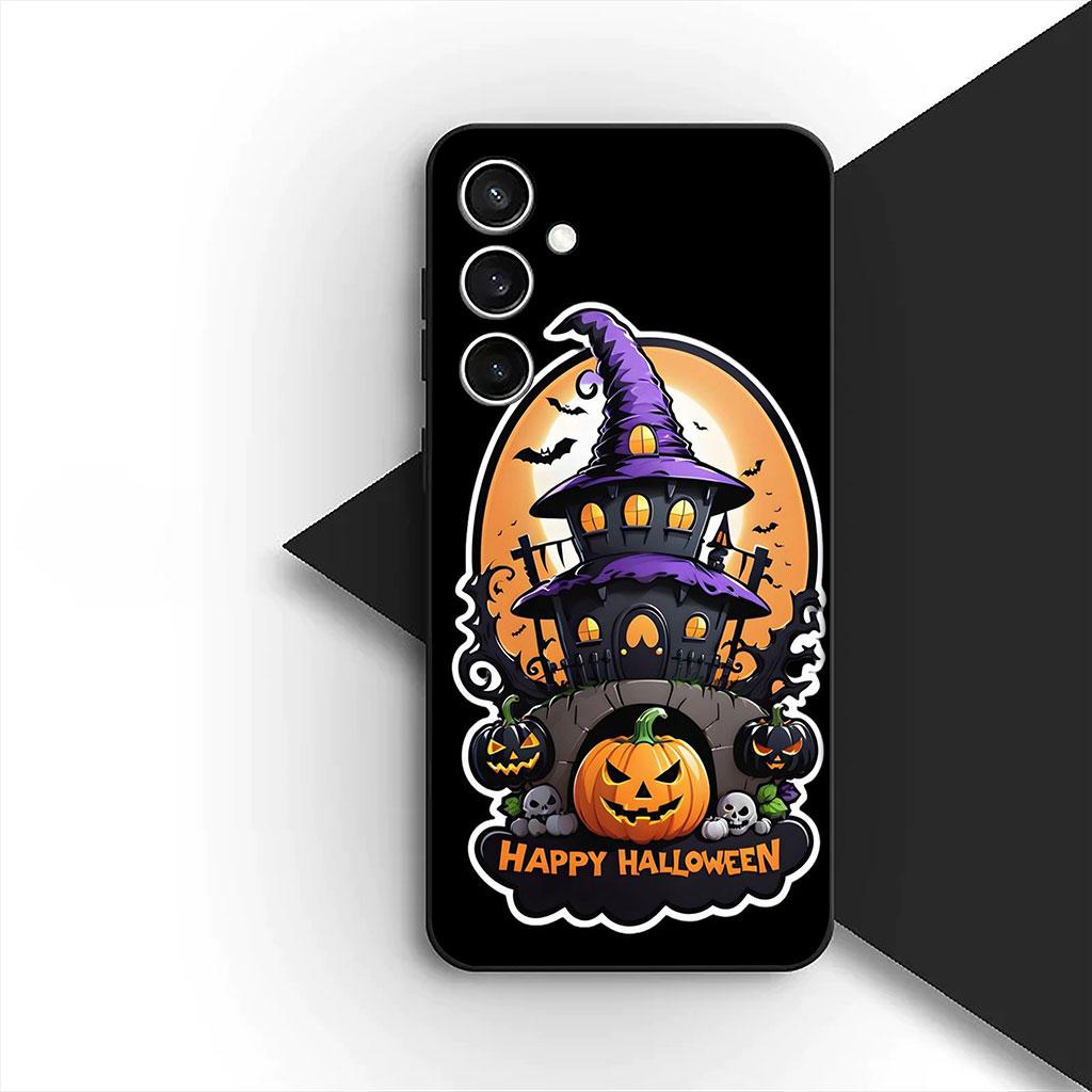 Little Ghost With H-Halloweens Pumpkin Phone Cover for Xiaomi Poco C75 C65 C71 C85 X7 X6 M7 F7 F8 Ultra F6 Pro Soft Case