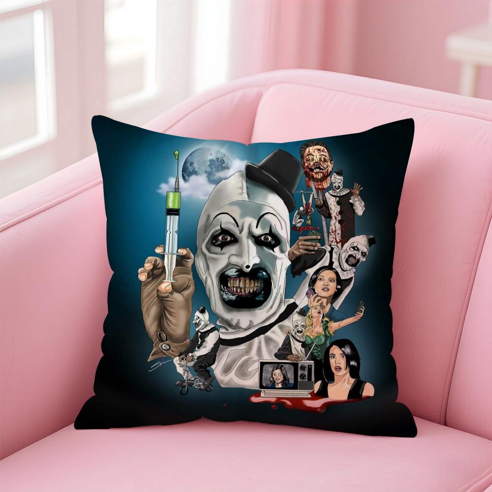 Terrifier Film coole Kissenhülle Bequeme Wendekissenhülle Ideal für Auto Sofa Schlafzimmer & Mehr