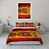 Spanish Flag Bedding Set Bedding Duvet Cover Set Duvet Cover Pillowcases Home Decor (1 * Duvet Cover 2 * Pillowcases, without duvet insert)