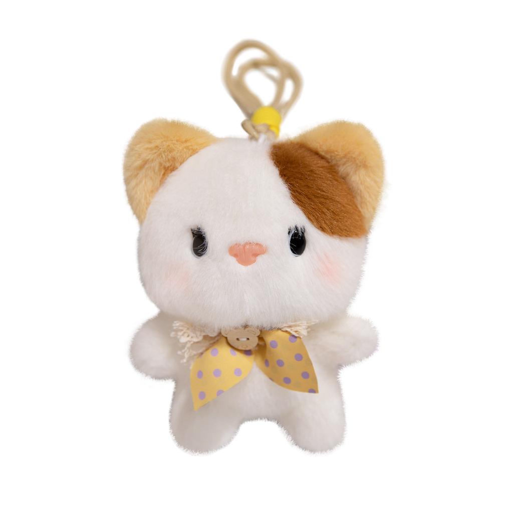 Cartoon Cute Milk Soy Milk Group Cat Rabbit Dog Series Plush Pendant Backpack Keychain Doll Hanging Decoration