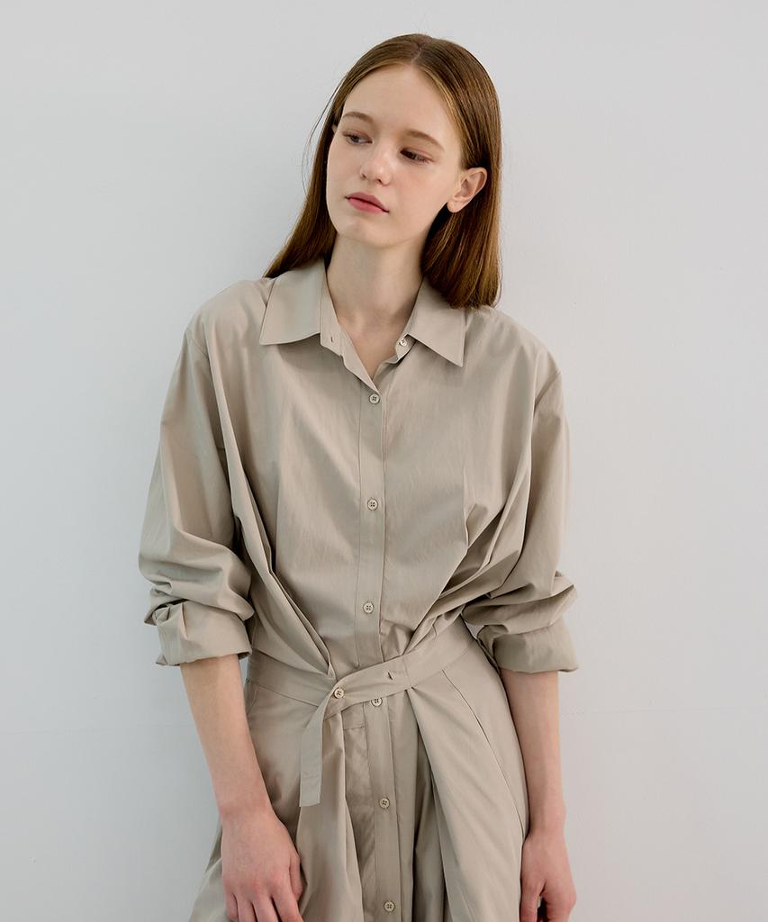 Noing Two-Way Dress (Khaki Beige)