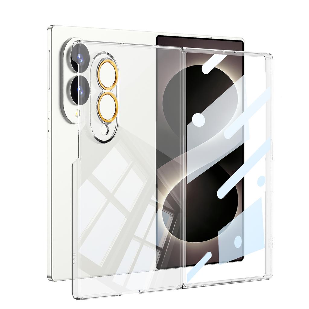 Ultra-thin Armor Plastic Case for Samsung Galaxy Z Fold 8 Ultra Screen Glass Higher Len Protective Cover for Galaxy Z Fold8 Case