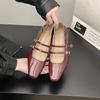Fashion temperament word with Mary Jane single shoes women's summer 2025 new versatile light mouth commuting retro single shoes