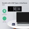 BSEED 1/2/3Gang Wall Touch Switch 1Way GLass Sensor Switches Plus EU Wall Socket Type-C USB 20W Power Outlets Fast Charging 2.1A