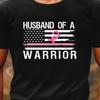 Husband Of A Warrior Tshirt, Breast Cancer Awareness, Support Team, Go Pink, Unisex Jersey Short Sleeve Tee