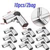 Tube Connector 25mm Structural Pipe Metal Joiner 5pcs 10pcs for Workshop Furniture Home Storage System Easy Setup Durable