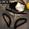 3 Pcs Sexy Lace Panties Ultra-thin Seamless and Breathable Briefs