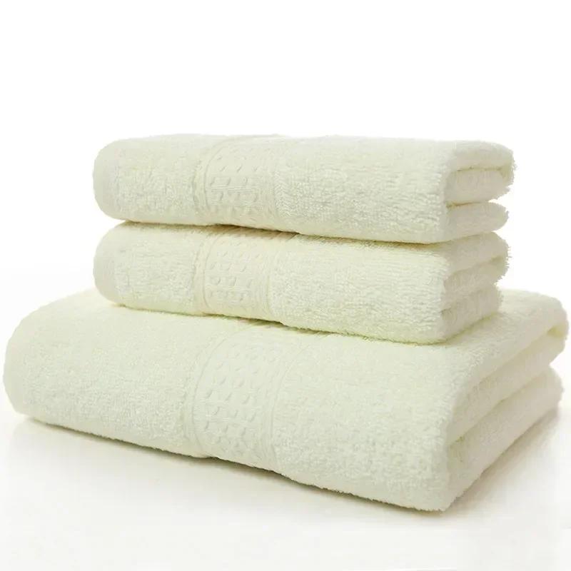 Towel Bath Towel 70x140cm Square Absorbent Couple Household Towel Set
