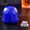1 Set Dice Cup with Base 5 Dot Dice Heavy Duty Manual Shaker Cup Adults Family Night Bar Party Gambling Drinking Board Game Casino Equipment