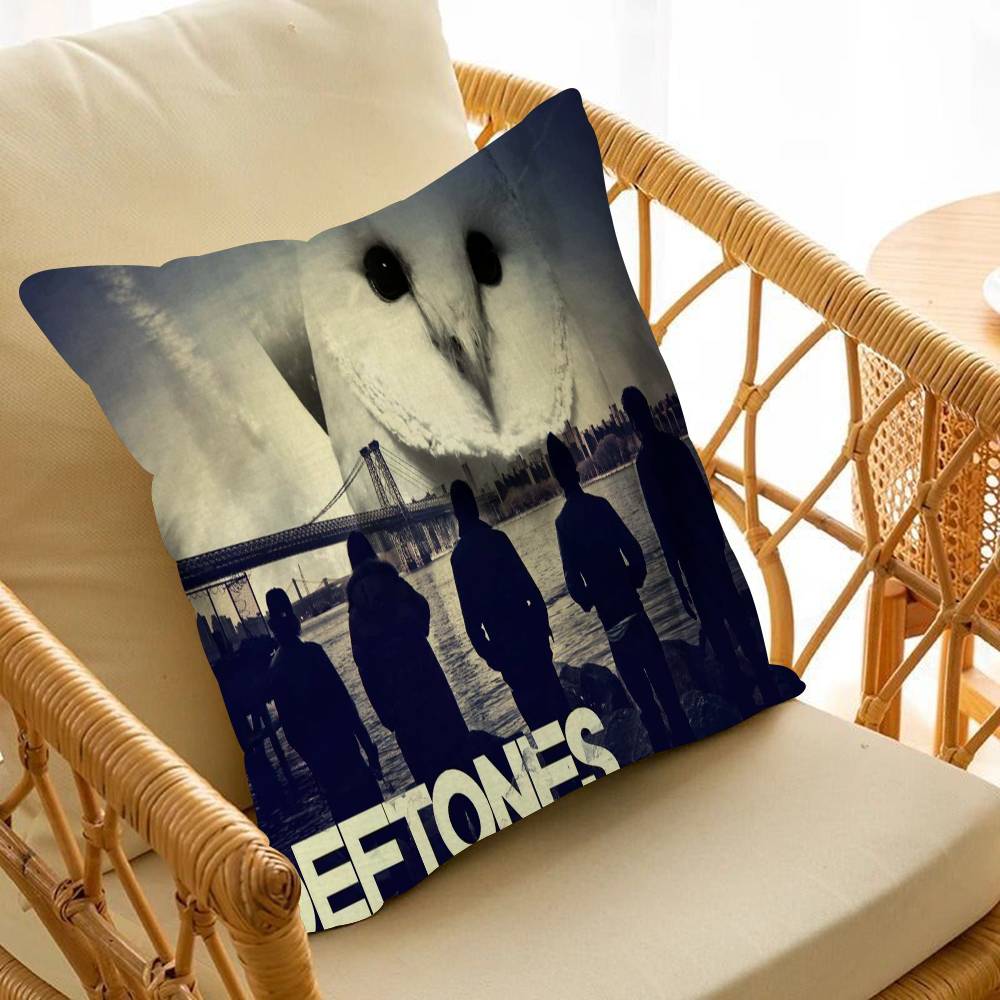 Retro Band Deftones Cushion Cover Pillow Cover Decor Pillowcase Printed Cushion Case for Couch