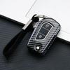 Carbon Fiber Car Flip Key Case Cover Shell Fob For Toyota Hilux Yaris RAV4 Corolla Avensis Aygo Verso Scion TC Auris Accessories