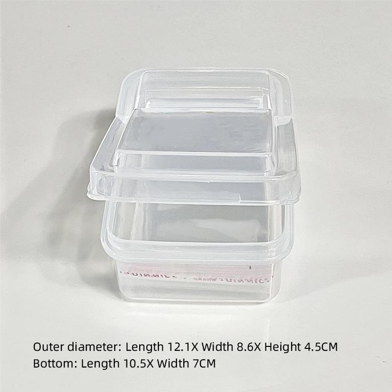 

Flip Cover Playing Cards Storage Boxes Transparent Games Card Container Case Packing Poker Game Card Jewelry Organizer