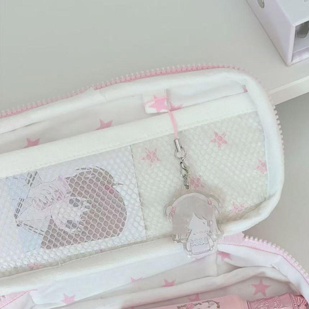 Strawberry Design Pen Bag Large Capacity Pen Pouch High Quality Stationery Bag  Students