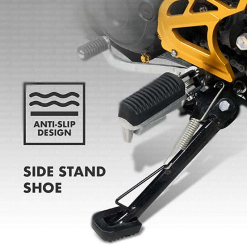 For Motorcycle Universal Foot Brace Pad Vinyl Sleeve Side Bracket Foot Brace Extension Pad Corner Rack Conversion