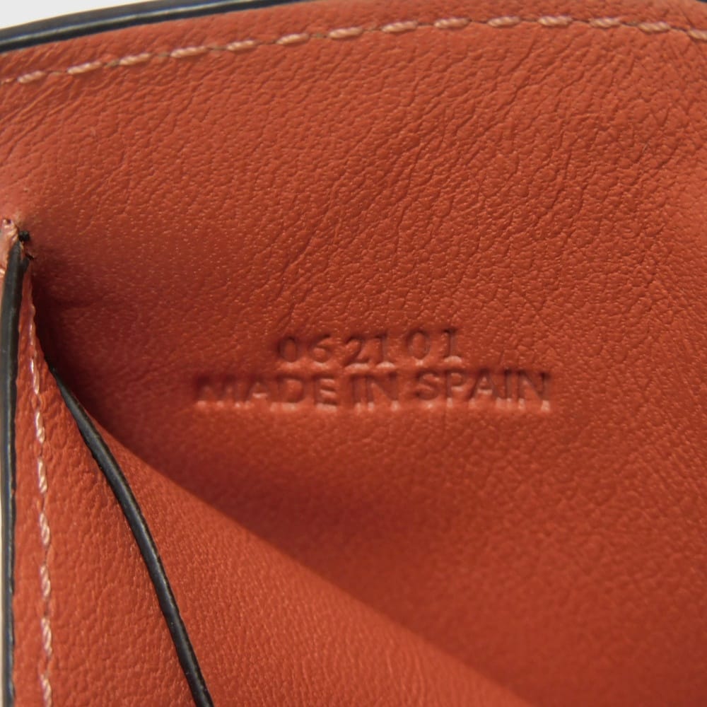 Used 12695 Trifold Wallet C660S26X03 7942 Honey Trio Color Greige Anagram Embossed Light Oat Unisex from Japan AUTHENTIC