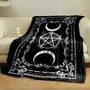 Pentagram & Moon Blanket for all seasons blanket lunch break throw gift