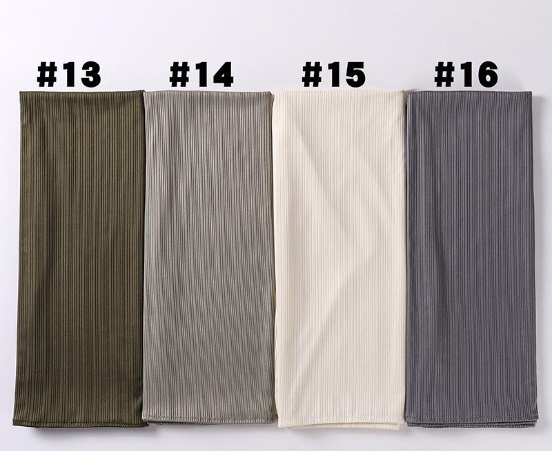 Women's Striped Knitted Headscarf – Malay Indonesian Hijab
