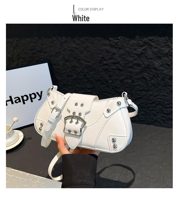 

2025 Retro High-End Women s Crossbody & Shoulder Bag: Cross-Border Niche Design for Everyday Use белый