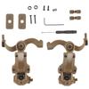 BOOIU Tactical Headset Holder Fast Helmet Rail Mount Adapter Multi-Angle Rotation Pickup Headphone Bracket OPS CORE ARC/Wendy