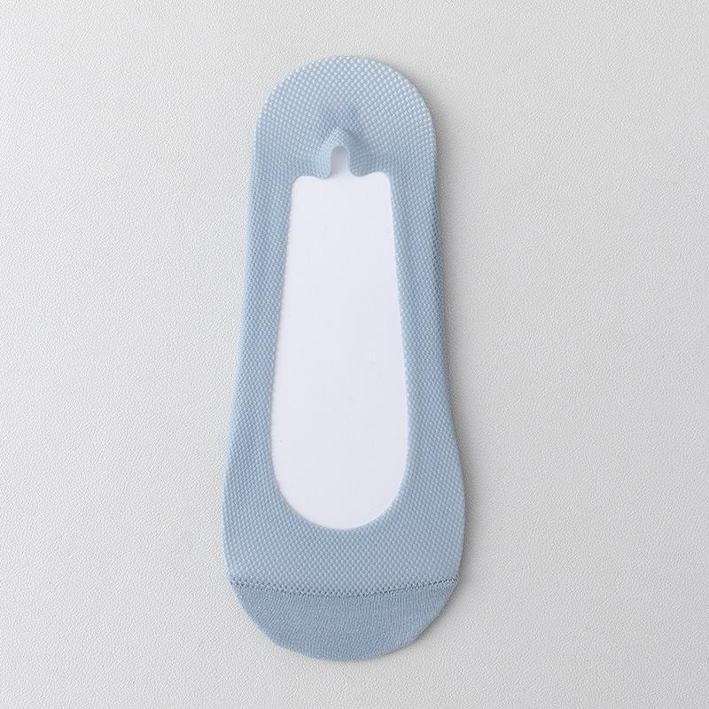 Summer Thin Anti-slip, Non-dropping Heel Sock for Women, Short Socks, High Heels, Summer Ice Silk, Shallow Mouth, Invisible Socks