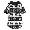 Puppy Pullover Unique Pattern Delicate Texture Polyester Xmas Themed Pattern Print Dog Sweater for