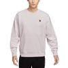 Sportbekleidung Herren Nike Court Fleece Rundhals-Sweatshirt Sail White IM9361-030