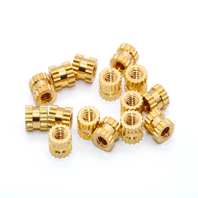 Copper Knurled Nuts M2-M8: High-Quality, Customizable Striped Nuts