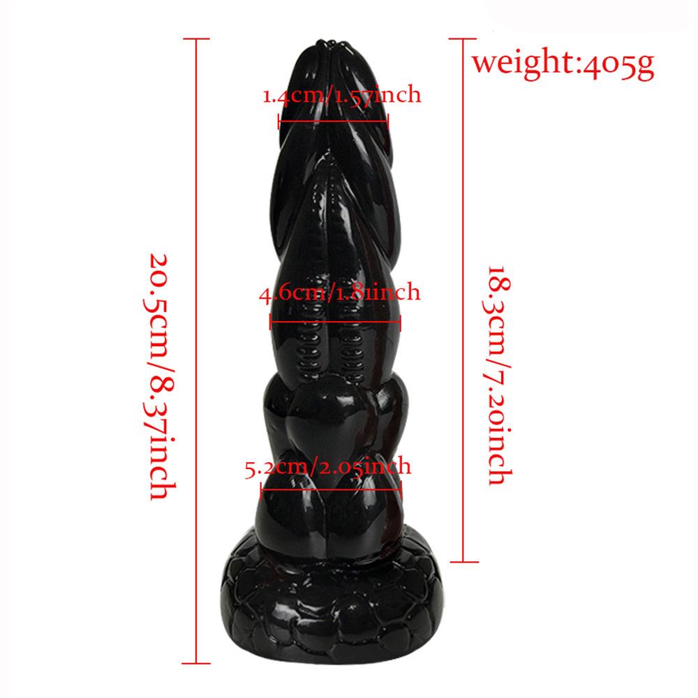 Twisted Threaded Anal Plug for Men & Women Backdoor Expansion & Stimulation Climax Toy