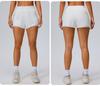 Women's Quick-Dry Three-Quarter Running Shorts with Inner Lining and Double Layer for Fitness