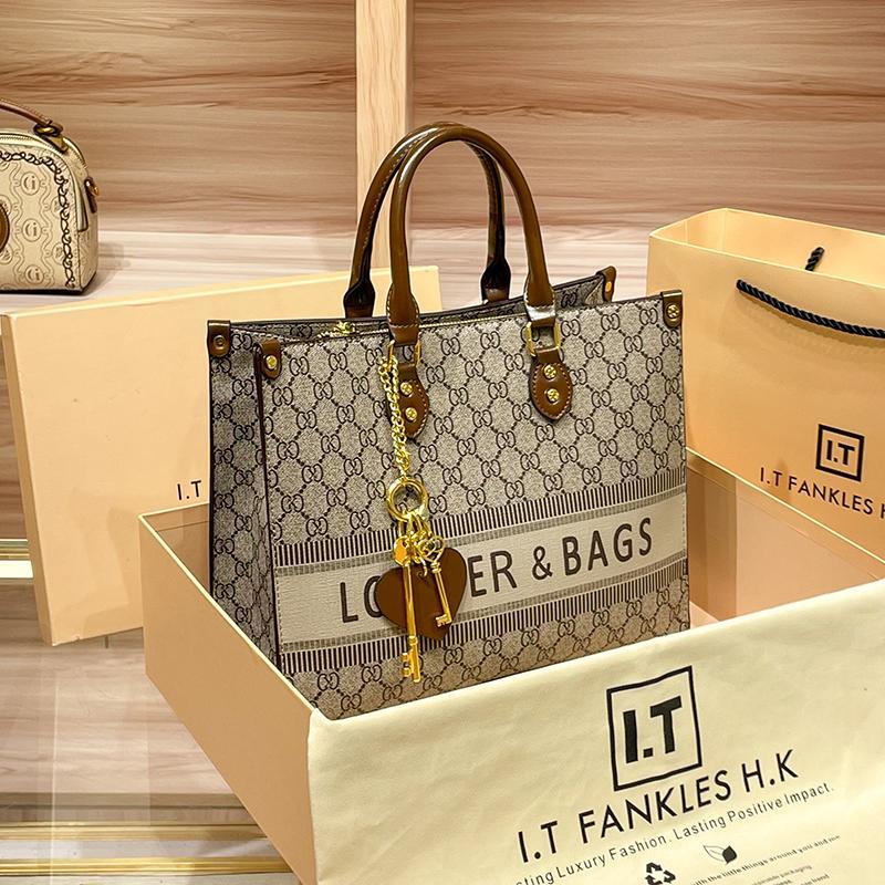 Women's Autumn/winter Fashionable Commuting Crossbody Bag, Large Capacity Leather Shoulder Tote Bag, Trendy