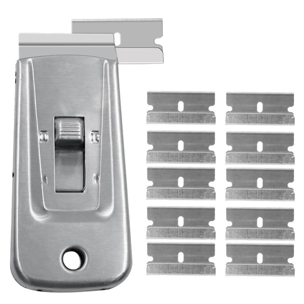 Single Edge Squeegee Stainless Steel Razor Scraper Multi-Purpose Scraper  Car Wrap Film