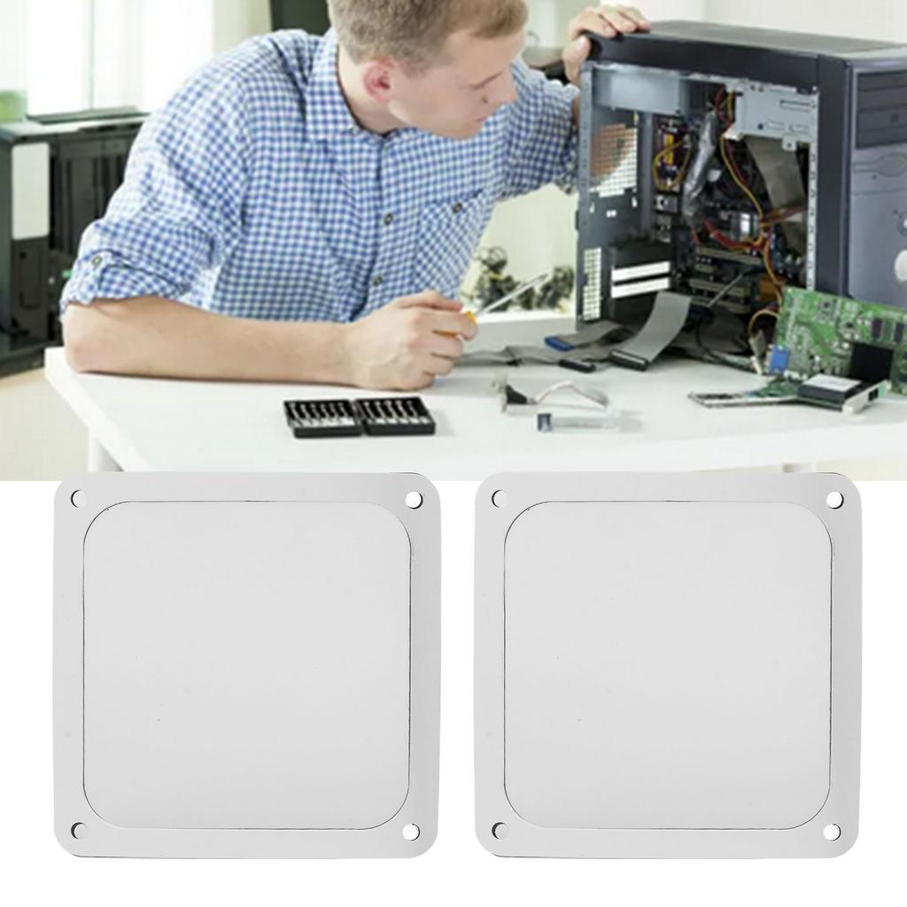 5PCS 120mm Fan Dust Filter Heat Dissipation Soft Magnetic Nylon Frame Computer PC Fan Dust Mesh Filter for PC Case Power Supply Fan Vents