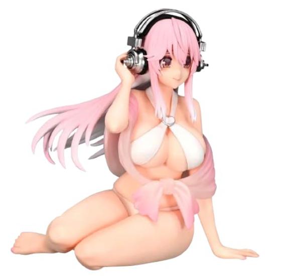 

Фигурка Super Sonico Noodle Stopper Фигурка Super Sonico White Bikini Фигурка Official Goods Ver.