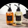 Clear Glass Syrup Bottle Precise Dispensing Coffee Bar Accessories Hand Soap Dispenser  Coffee Shop