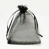 200Pcs Solid Color High Density Organza Drawstring Bag for Jewelry Gift Packing