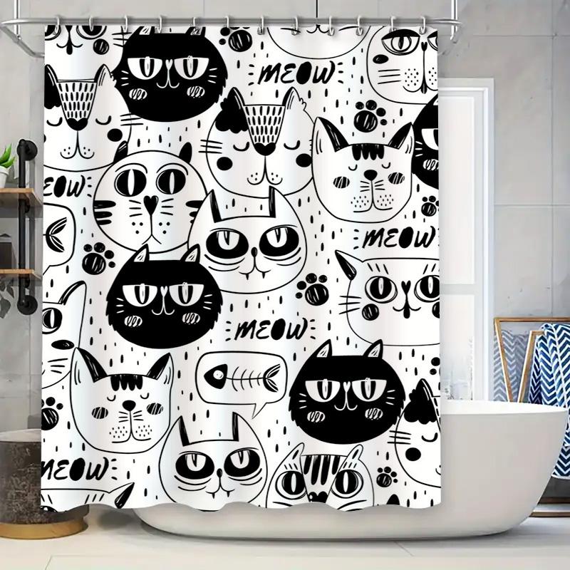 

Vintage Golden Pattern Shower Curtain Waterproof Bath Decorative Modern Bathtub Cover Brown Floral Design 72 X 72 Inches / 180X1 W60H190(CM)-1 Pcs
