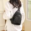 New Large-capacity Chest Bag Retro Simple Single-shoulder Crossbody Bag Korean Style Fashion Soft Leather Shoulder Bag Women's Backpack