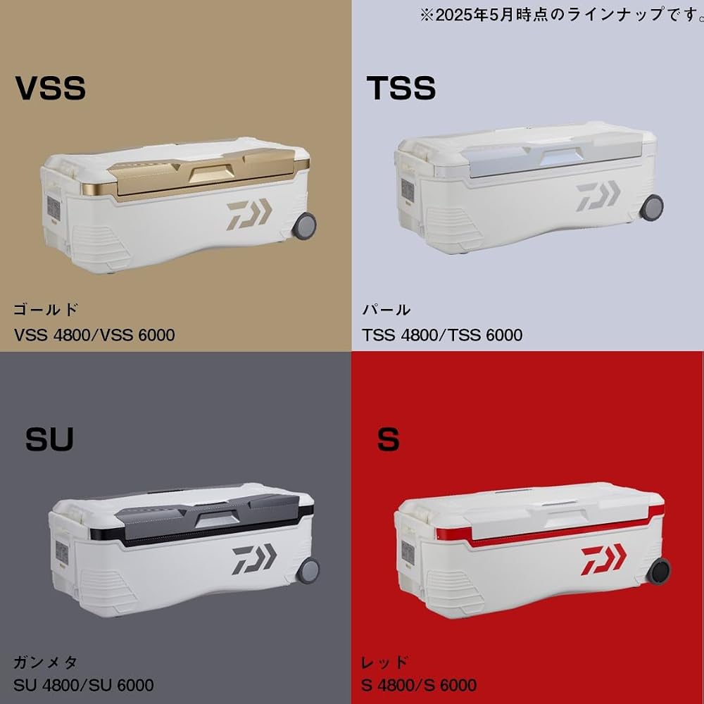 Daiwa Trunk Master HD II TSS 4800 Pearl Large 48L Cooler Box for Fishing