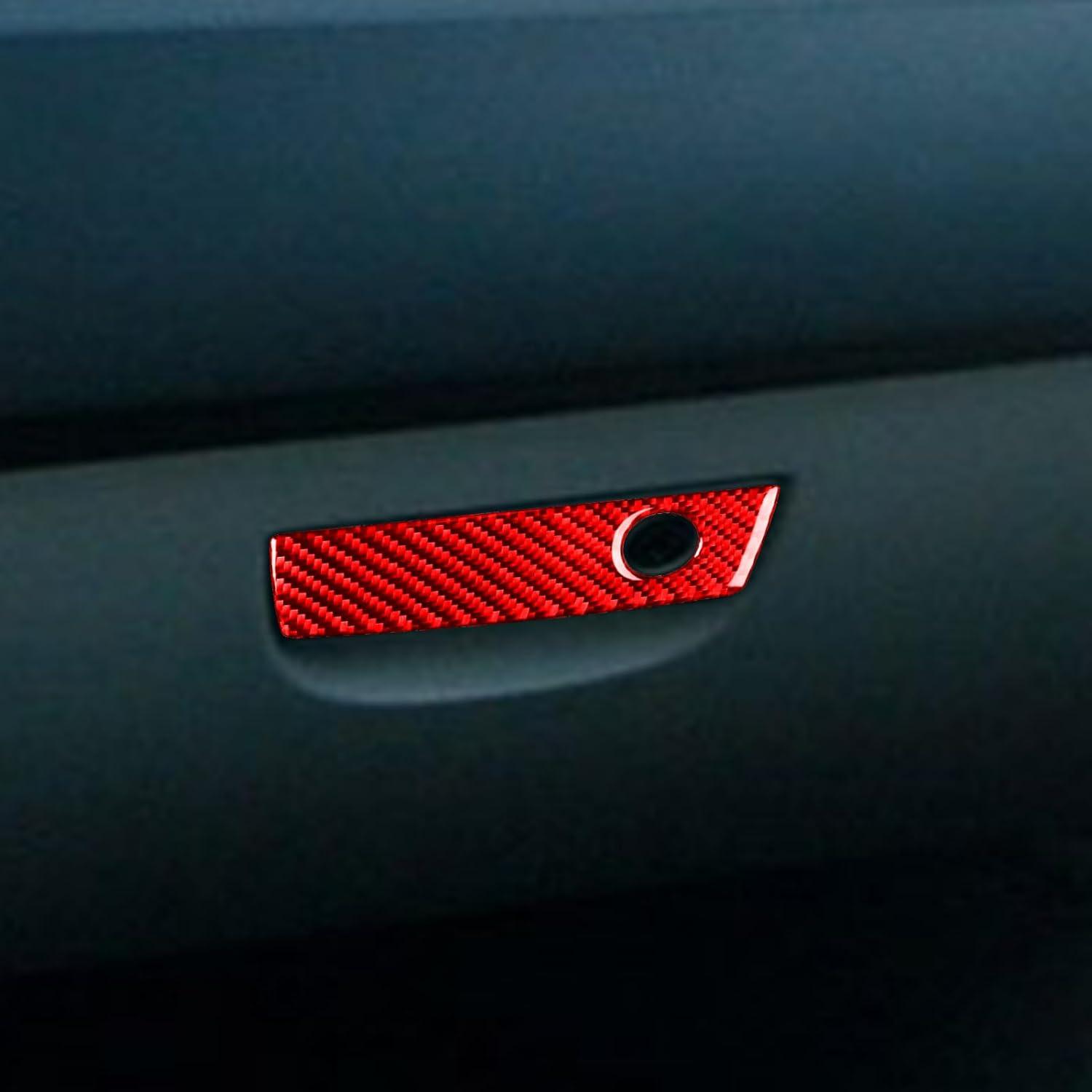 

Real Premium Soft Carbon Fiber Interior Accessories Sticker Compatible with Chrysler 300 300C 2005 2006 2007 Car co 2006 Pilot Side Glove Box Storage Storage Box Handle