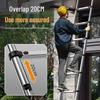 Stainless Steel Telescopic Aluminum Alloy Folding Step Ladder