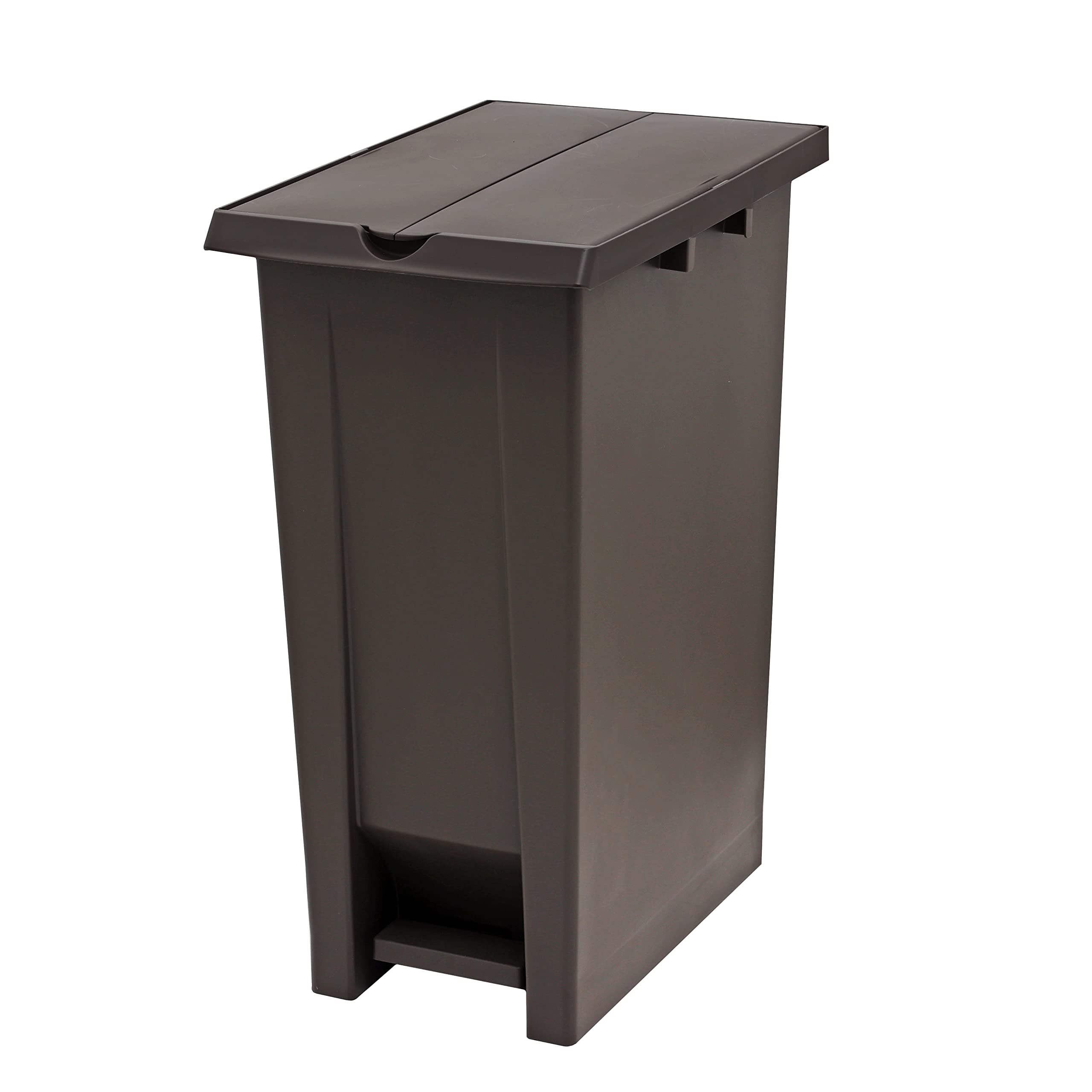 

Captain Stag Pedal Pail #70, Double-Door, Brown, Made in Japan, UY-7059