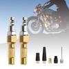 Reliable Metal Air Valves Set Inflation Nozzle Set Ensures Quick Inflation for Car Bikes & Inflatables for Travel & Home