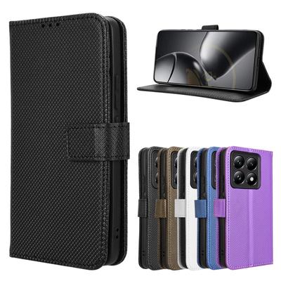 Flipové kožené pouzdro na telefon Xiaomi 14T Pro Magnetická peněženka Slot na kartu Ochranný stojánek Taška pro Xiaomi 14 Pro 14 Ultra