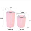 14oz Stainless Steel Insulated Cup Double-Layer Vacuum Direct Drinking Coffee Cup Creative Car Portable Water Cup Water Bottle YLE432
