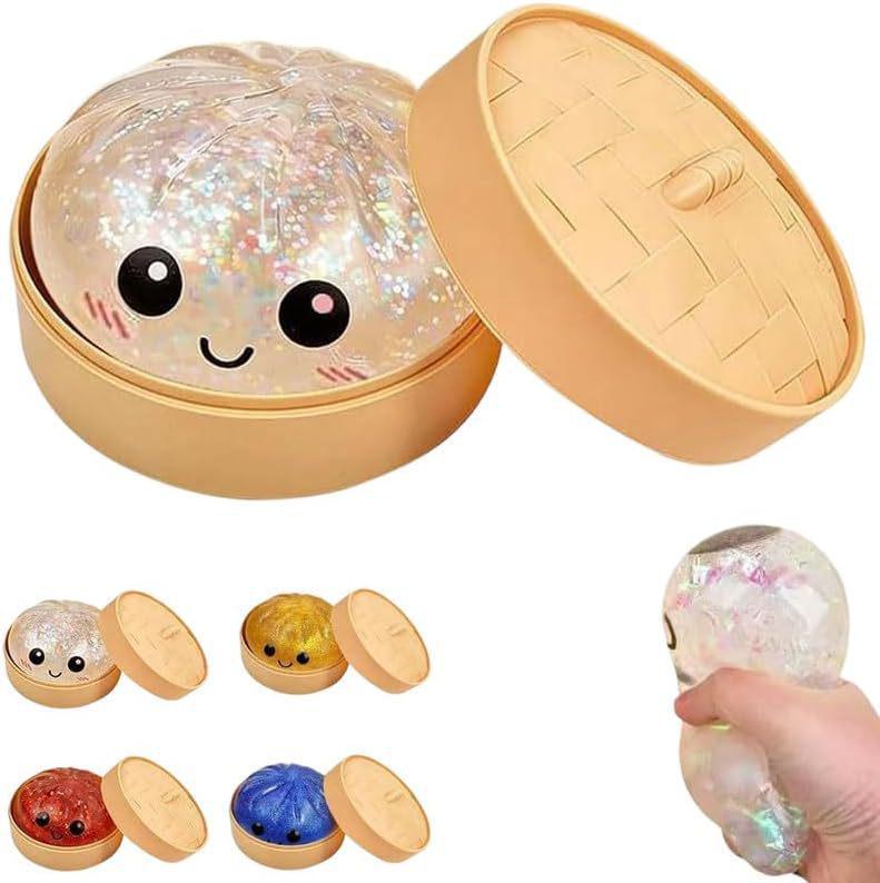 2026 Bestseller Realistic Baozi Squeeze Toy Blind Box - Stress Relief Toy Pop Bead Variant