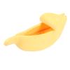 Katzenbett in Bananenform Lustig Weich Gemütlich Katzenhöhlenbett Warmes Haustierbett für Hunde Kätzchen Welpen L