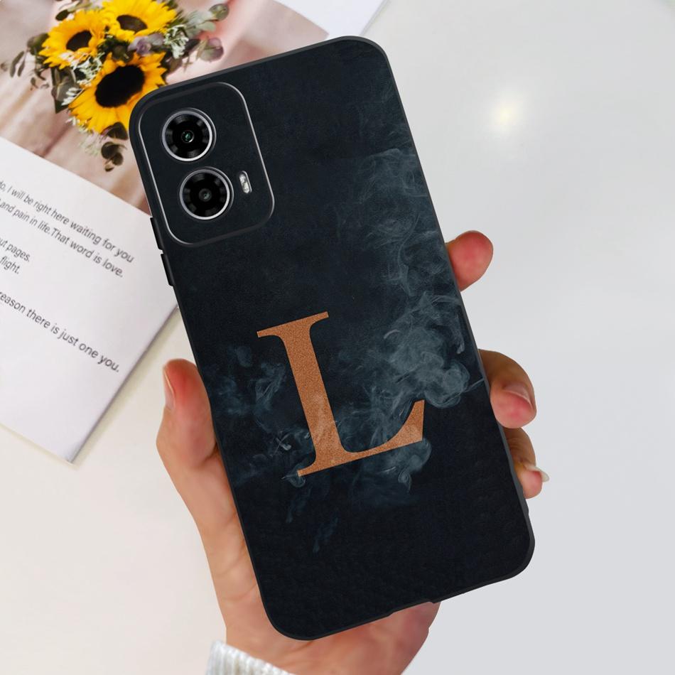 For Motorola Moto G24 G34 Phone Case Moto G24 G34 4G 5G Cute Letter Soft Silicon Protective Back Cover