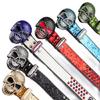 Eleganter Kristallgürtel Frau Eleganter Totenkopf Nietengürtel Goth Dekogürtel