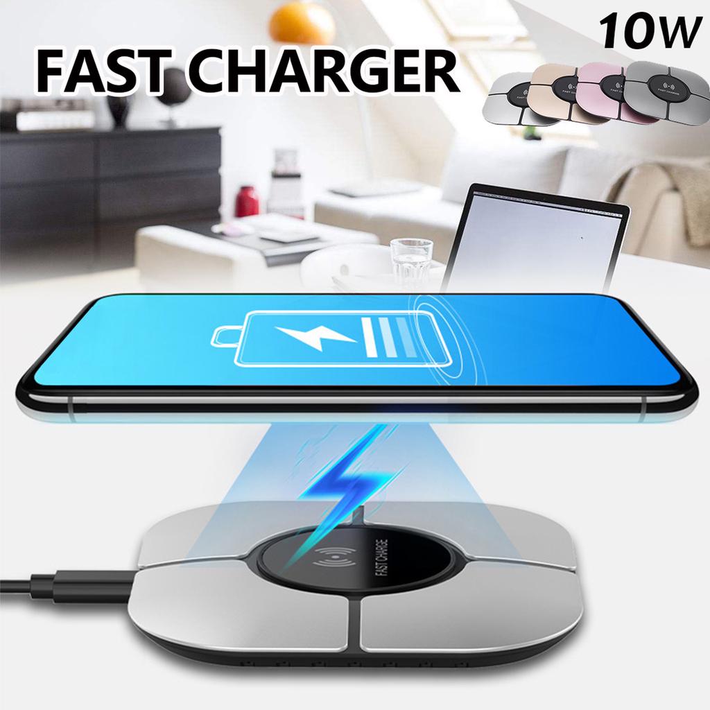 Satın alın 9V10W Wireless Qi Fast Charger Thin DIY Removable NonSlip