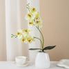 Artificial Flowers 2 Forked Butterfly Orchids Home Room Vase Table Decor Wedding Outdoor Yard Bridal Bouquets DIY Wreath Gifts